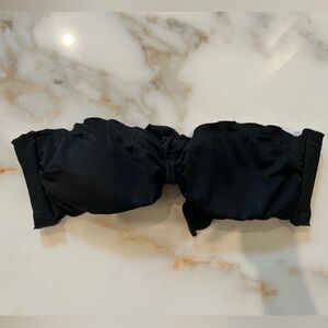 Victoria's Secret Black Bandeau Bikini Top